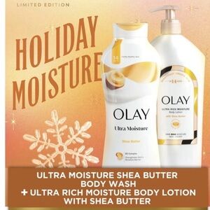 OLAY Holiday Moisture Shea Butter Body Wash Set